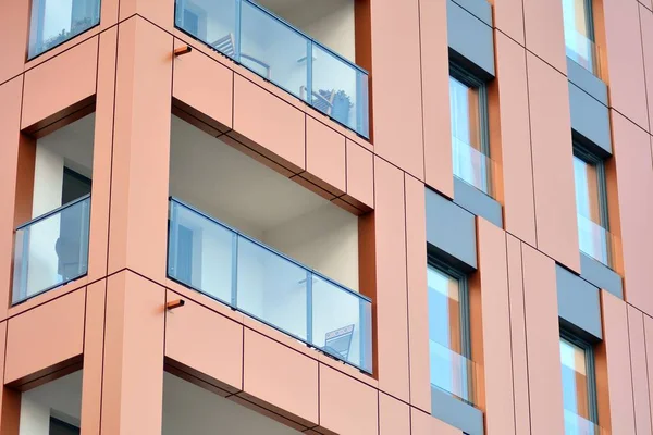 Moderno Edificio Apartamentos Lujo — Foto de Stock