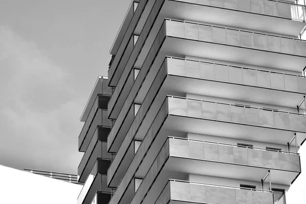아파트 아파트 건물의 흑인과 — 스톡 사진
