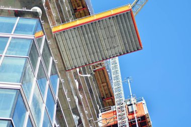 Ayrıntı görünümü gökdelen inşaat