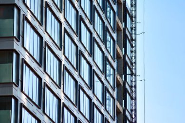 Ayrıntı görünümü gökdelen inşaat