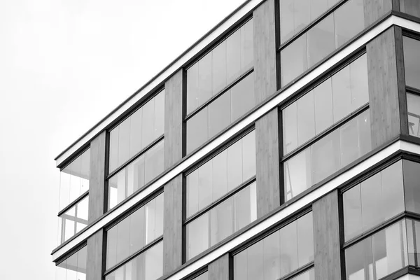 Moderne Europese Residentieel Appartement Gebouw Zwart Wit — Stockfoto