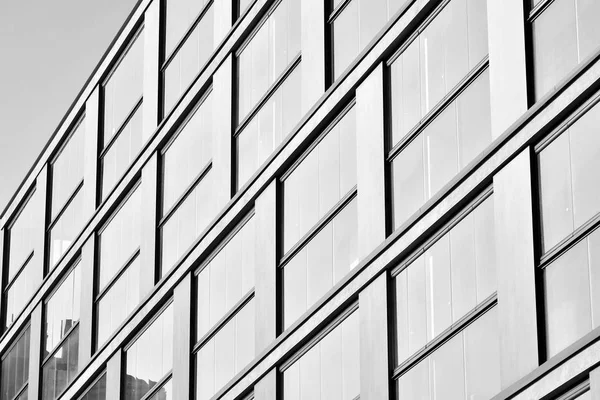 Moderno Edifício Apartamentos Residenciais Europeus Preto Branco — Fotografia de Stock