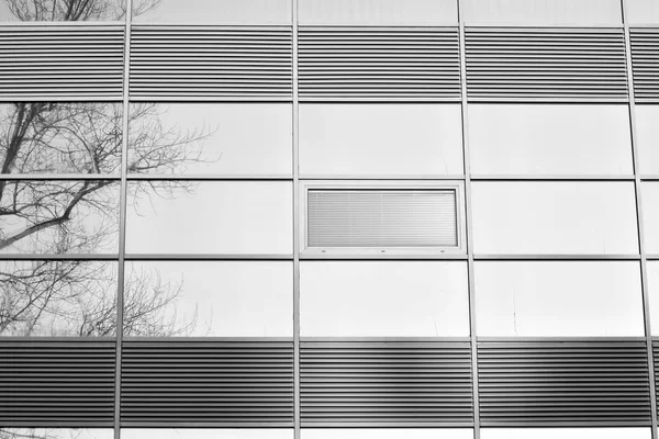 Modern Corporate Architecture Business Success Concept Black White — Stock Photo, Image