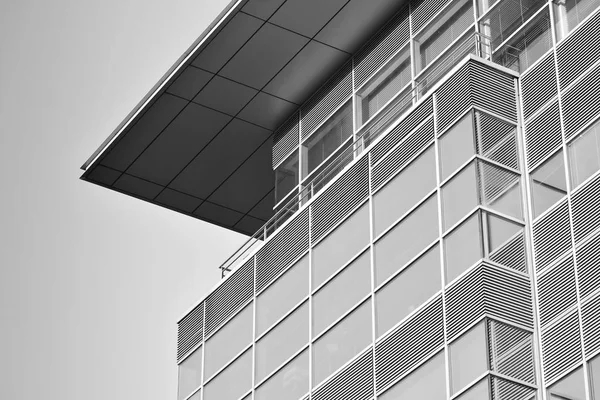Современная Корпоративная Архитектура Концепция Бизнеса Успеха Черное Белое — стоковое фото