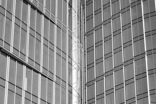Modern corporate architecture - business and success concept. Black and white.