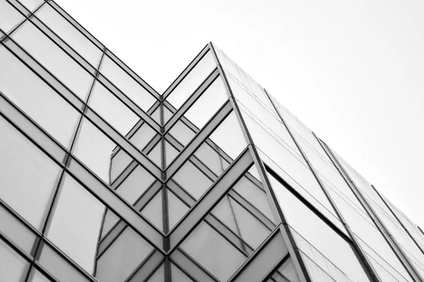 Architecture Entreprise Moderne Concept Affaires Réussite Noir Blanc — Photo