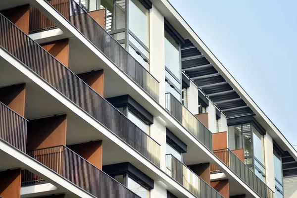 Moderno Edificio Residencial Europeo — Foto de Stock