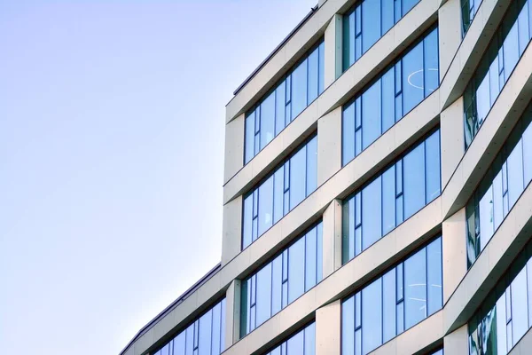 Fragmento Novo Edifício Centro Negócios — Fotografia de Stock