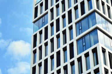 modern bir binada ofisleri için windows 