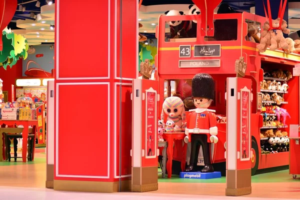 Varsavia Polonia Marzo 2019 Interno Negozio Giocattoli Hamleys — Foto Stock