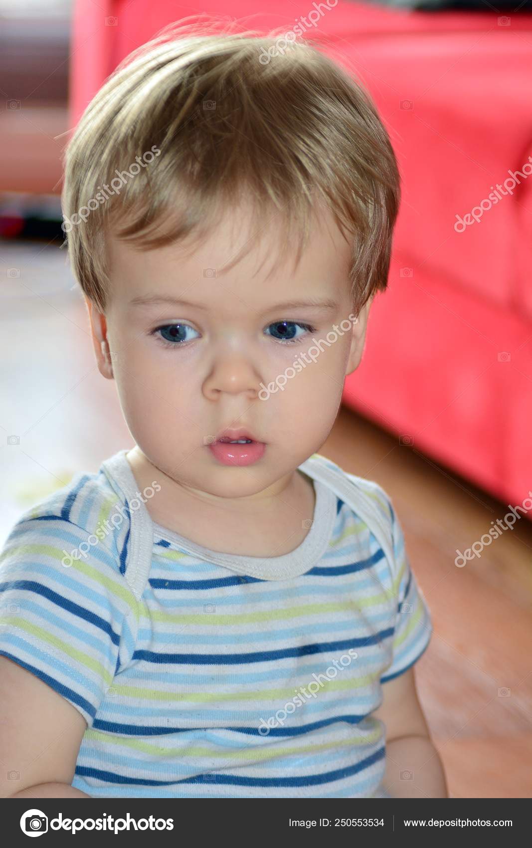 Cute Boy Blond Hair Blue Eyes Stock Photo C Grand Warszawski