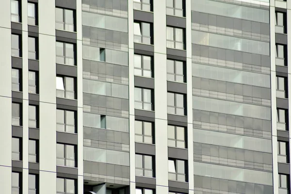 Edificio Apartamentos Moderno Varios Pisos Elegante Bloque Viviente Pisos — Foto de Stock