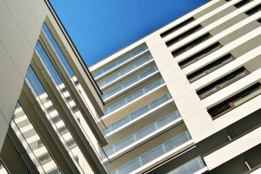 gün ışığında çağdaş konut Bina dış cephe