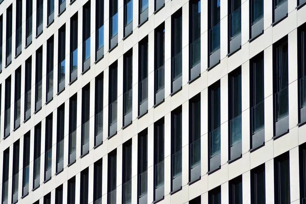 Fragmento Arquitetura Abstrata Geometria Beleza Urbana Moderna Parede Vidro Azul — Fotografia de Stock