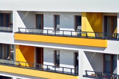 Modern apartman dış mimarisi