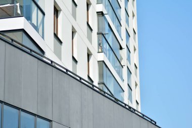 Apartmanlar modern Avrupa kompleksi. Modern bir Konut Apartman parçası.