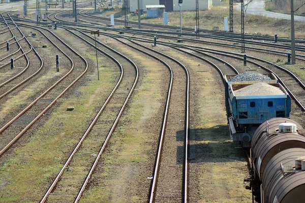 Warschau Polen April 2019 Commodity Railway Station Warschau Torunska — Stockfoto