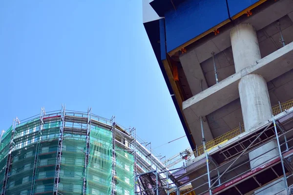 Gebouw Aanbouw Stad — Stockfoto