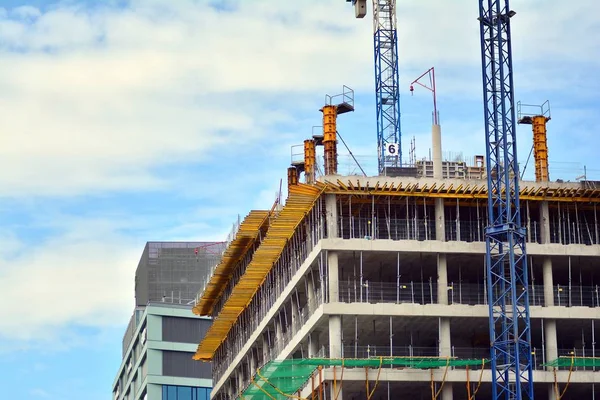 Moderna Instalación Comercial Construcción — Foto de Stock