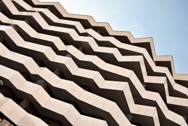 Şehirde apartman Çok modern cephe