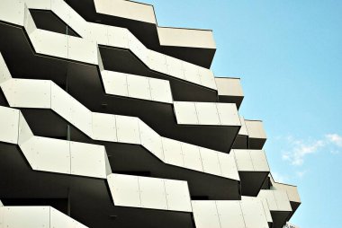 Şehirde apartman Çok modern cephe