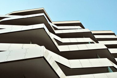 Şehirde apartman Çok modern cephe