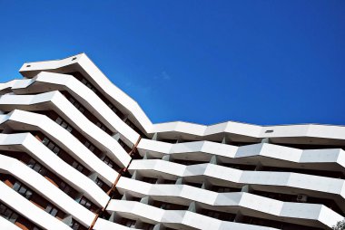 Şehirde apartman Çok modern cephe