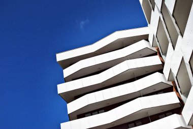 Şehirde apartman Çok modern cephe