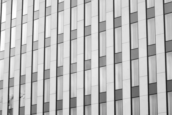 Facade Fragment Modern Office Building Exterior Glass Wall Abstract Texture — Stock Photo, Image