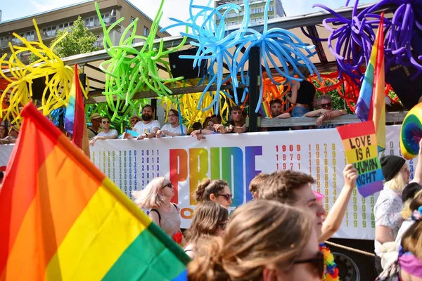 Варшава Польша Июня 2019 Года Парад Равенства Варшаве Крупнейший Гей — стоковое фото