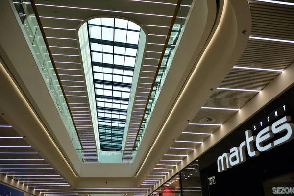 Warsaw Poland June 2019 Interior Modern Shopping Center Galeria Mlociny — Stock Photo, Image