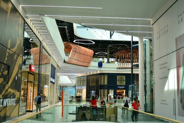 Warschau Polen Juni 2019 Das Innere Des Modernen Einkaufszentrums Galeria — Stockfoto