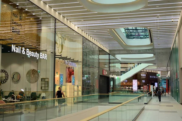 Varşova Polonya Haziran 2019 Modern Alışveriş Merkezi Nin Galeria Mlociny — Stok fotoğraf