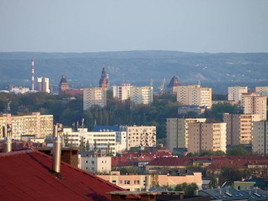 Szczecin, Polonya. 6 Ekim 2016. Szczecin kasabasının en iyi görünümü