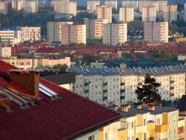 Szczecin, Polonya. 6 Ekim 2016. Szczecin kasabasının en iyi görünümü