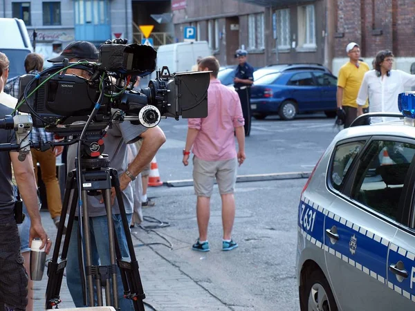 波兰2014 摄制组犯罪序列 纳克拉韦齐 在边缘 — 图库照片