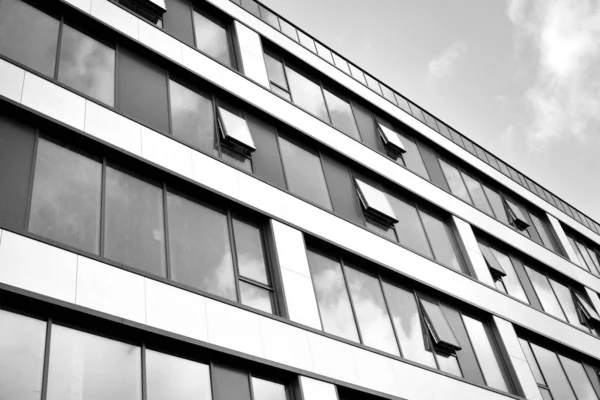 Les Fenêtres Immeuble Moderne Pour Bureaux Architecture Des Bâtiments Affaires — Photo
