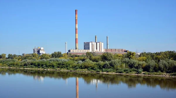 Warsaw Poland August 2019 Zeran Heat Power Plant Plant Launched — Stock Photo, Image