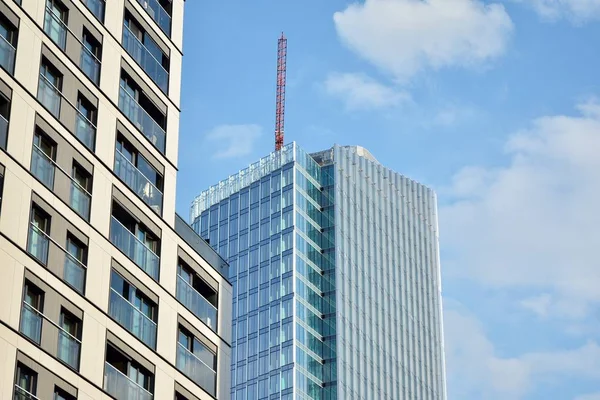 Ramen Van Een Modern Gebouw Voorkant Oren Architectuur Voor Bedrijfsgebouwen — Stockfoto