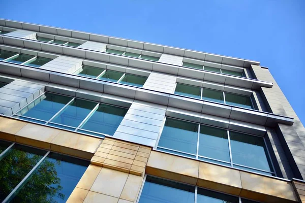 Fenster Eines Modernen Bürogebäudes Architektur Von Geschäftsgebäuden — Stockfoto