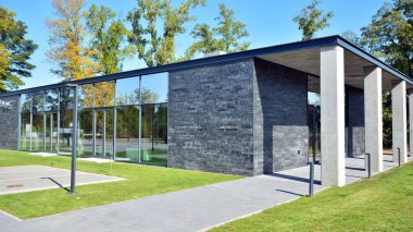 Varşova, Polonya. 22 Eylül 2019. Ofis binası 