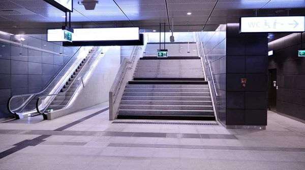 Warschau Polen September 2019 Tweede Lijn Van Warschau Metrosysteem Warschau — Stockfoto