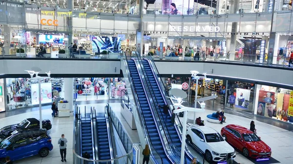 Szczecin Polónia Outubro 2019 Galaxy Centre Maior Centro Comercial Entretenimento — Fotografia de Stock