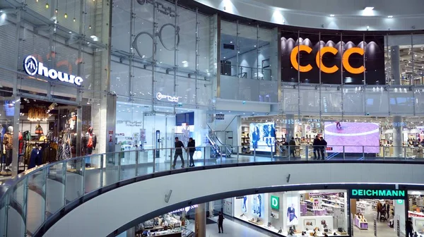 Szczecin Polónia Outubro 2019 Galaxy Centre Maior Centro Comercial Entretenimento — Fotografia de Stock