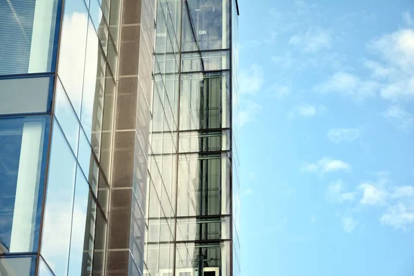 Janelas Edifício Moderno Para Escritórios Arquitetura Edifícios Empresariais — Fotografia de Stock