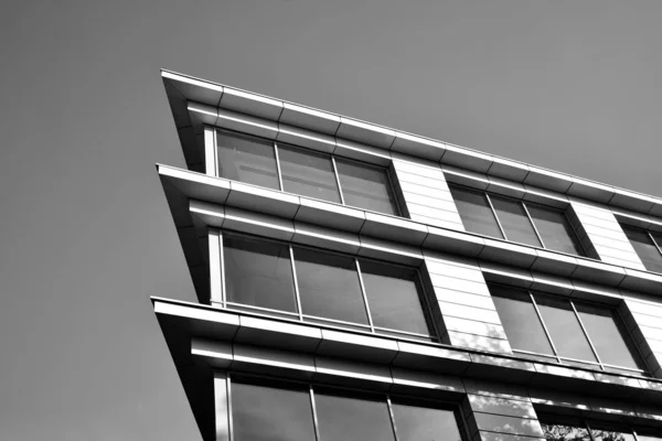 Les Fenêtres Immeuble Moderne Pour Bureaux Architecture Des Bâtiments Affaires — Photo