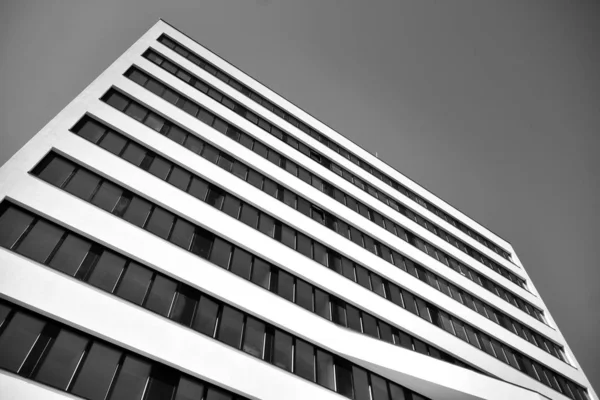 Windows Modern Building Offices Business Buildings Architecture Black White — Stock Photo, Image