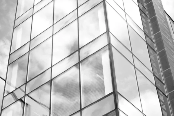 Windows Modern Building Offices Business Buildings Architecture Black White Stock Photo