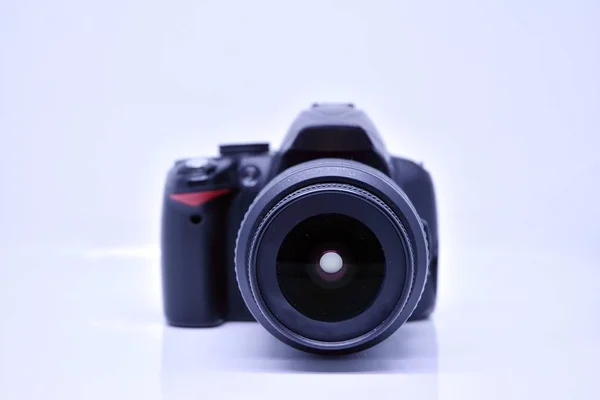 Digital Photo Camera Isolated Bright Background — Stock Photo, Image