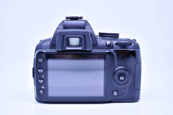 Digital Photo Camera Isolated Bright Background — Stock Photo, Image